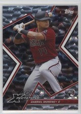 2023 Topps Xpectations Crackle Foil 7/75 Gabriel Moreno #8 10q9