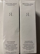 RevitaLash Thickening Shampoo Conditioner Set 8.5oz Each Sealed NIB Exp 9/2027