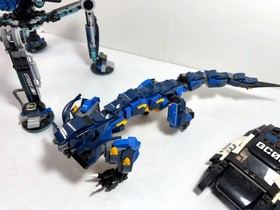 LEGO NInjago Patials :  Water Strider 70611 + Stormbringer 70652 + car 70802