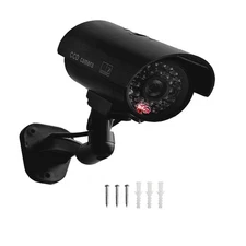 Fake Camera, Dummy Camera CCTV Surveillance System with Realistic Red LED Fla...