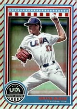 2025 Panini Stars and Stripes USA Baseball #62 Griffin McKain Stripes