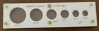 CAPITAL PLASTICS COIN HOLDER US LIBERTY GOLD TYPE SET