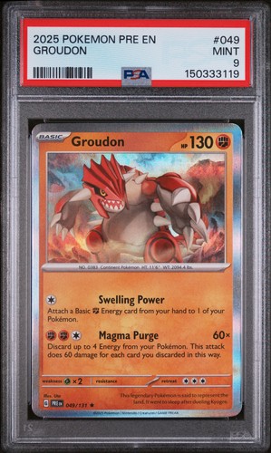 Groudon graded PSA 9 for sale on eBay