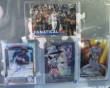 4 Card Dodger Lot Fantical One Auto 2 Shohei Ohtani 🔥🔥