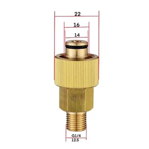 Snow Adaptateur de mousse pour lave-pression compatible avec les lave-autos en laiton
