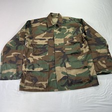 Rothco BDU Jacket Mens Medium Regular Woodland Camo Military Uniform Shirt Army