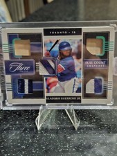 2022 Vladimir Guerrero Jr Panini 3 And 2.  5 Piece Game Worn Materials 1/1