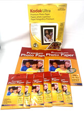 Premium Photo Paper Variety Pack 120 4x6 , 16 8.5x11, 25 Kodak Ultra 8.5x11