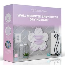 - Wall Mounted Baby Bottle Drying Rack for Bottles, Cups, Sippy Cups, Vertica...