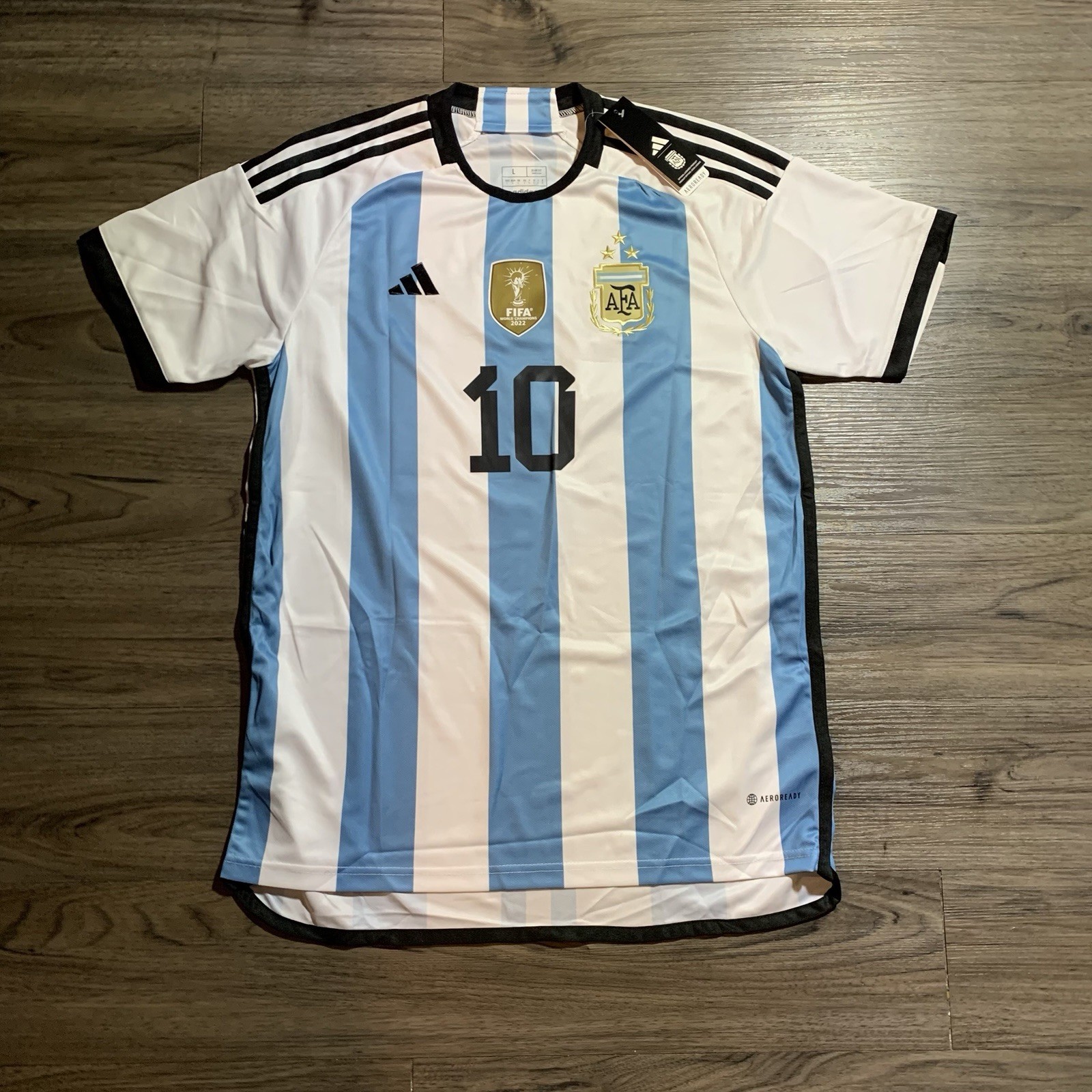 Lionel Messi Argentina National Team adidas 2026 Home On-Field Jersey Size Large