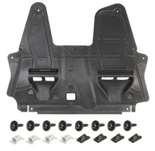 CLIPS + PLAQUE COUVERCLE CACHE PROTECTION SOUS MOTEUR FIAT 500 01.07-07.15