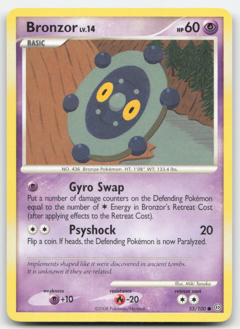 Bronzor 55/100 Stormfront Pokemon TCG HP