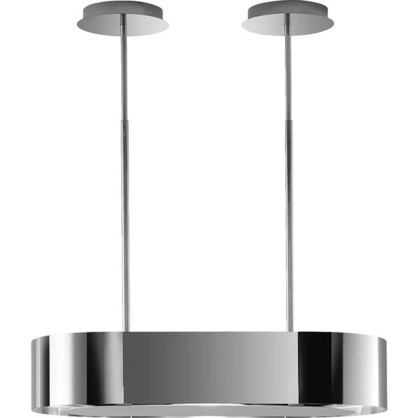 AEG Island Cooker Hood DLE0970M 90cm Wide Designer Chrome Lamp Hood