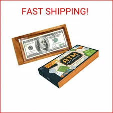 BSIRI ATM Puzzle Box for Adults- Secret Box Brain Teaser Wooden Puzzle Boxes wit