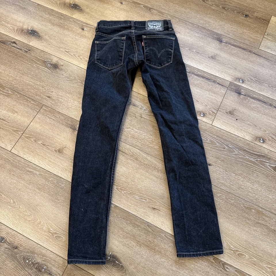 Pantalones de mezclilla Levis 511 para hombre 28 x 32 negros skateboarding Nike SB Team Edition Spider-Man Foto 3 de 4