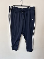 Adidas Pants Women  s Plus 4X Navy Slim Tapered Leg Full Length