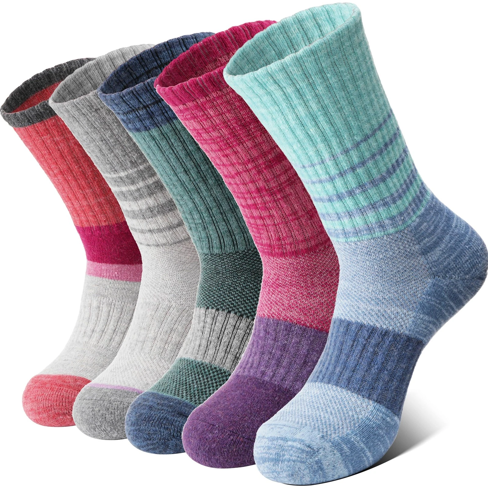 Merino Wool Hiking Socks for Women Thermal Winter Warm Thick Work Cushion Gif...