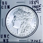 1889 BU GEM MORGAN SILVER DOLLAR UNC MS+++ U.S. MINT RARE COIN 7145