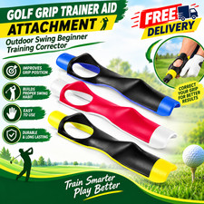Golf Grip Trainer Aid Attachment Outdoor Swing Beginner Training Corrector
