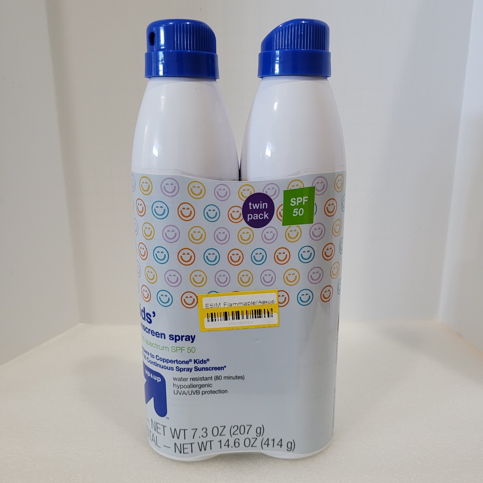 4 Pack Up & Up Kids Sunscreen Spray SPF50 Water Resist Hypoallergenic 02/2027