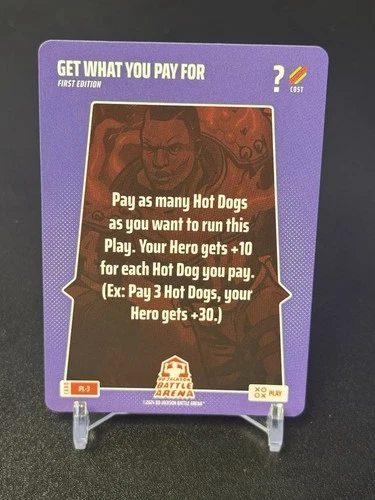 Bo Jackson Battle Arena PL-3 Get What You Pay For Alpha SSP Play