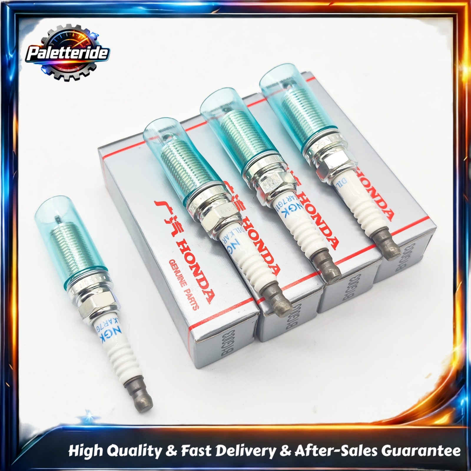 OEM 4Pcs NGK Laser Iridium Spark Plug 12290-5A2-A01 fit 13-15 Honda Acura HR-V