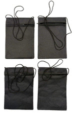 4 Brustbeutel Geldb&ouml;rse Reisebrusttasche Reise Set