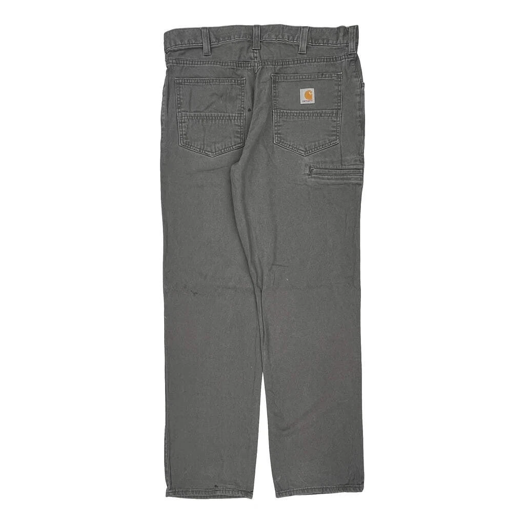 Carhartt Cargo Pants - 34W 32L Gray Cotton