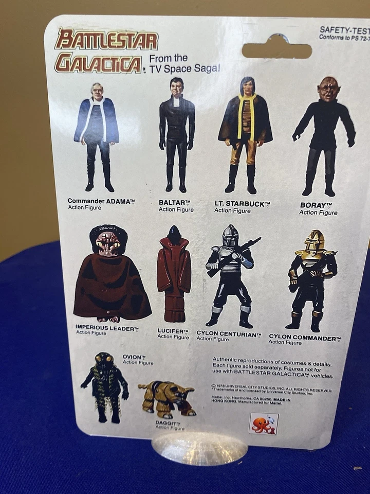 Battlestar Galactica 1980 Colonel BOOMER Action Figure custom Painted On Card - Image 4 of 4