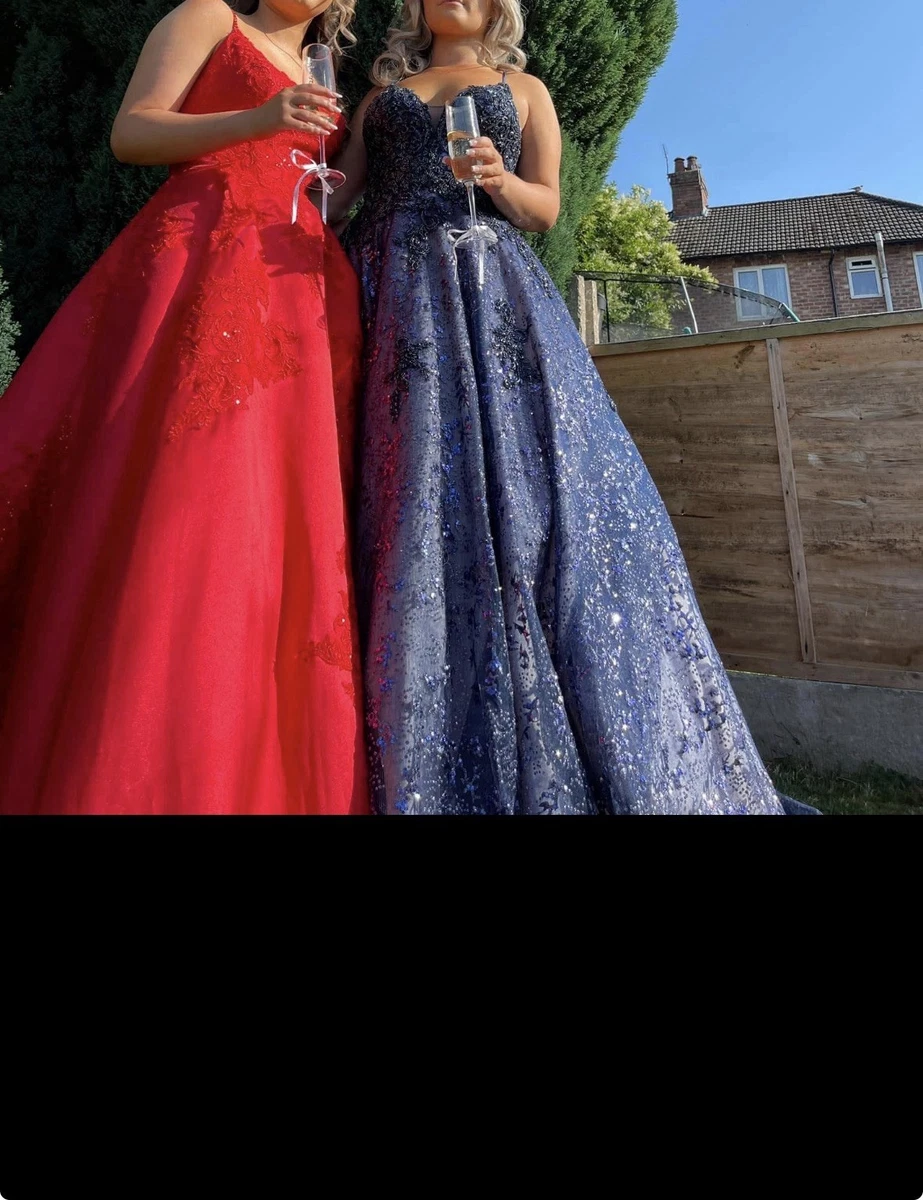 sachin and babi light blue dress Red Party Dresses
