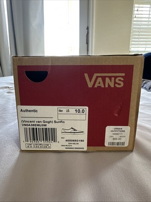 Men's Size 10/ Women's 11.5- VANS Vincent Van Gogh x Authentic Sunflowers- New