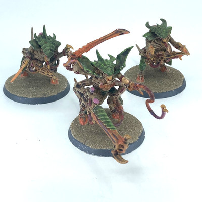 Tyranid Warriors - Tyranids - Painted Warhammer 40K Games Workshop
