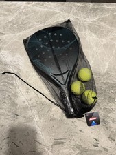 Adrenix Padel Set Racket with 3 Balls - Green - + Mesh Carry Bag - Brand New ???