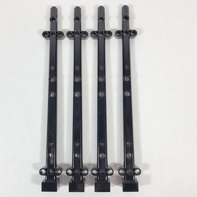 4 LEGO Pirate Ship Black Boat Mast 48002 2x2x20 48002a 4184 71042 7048 4195 6243