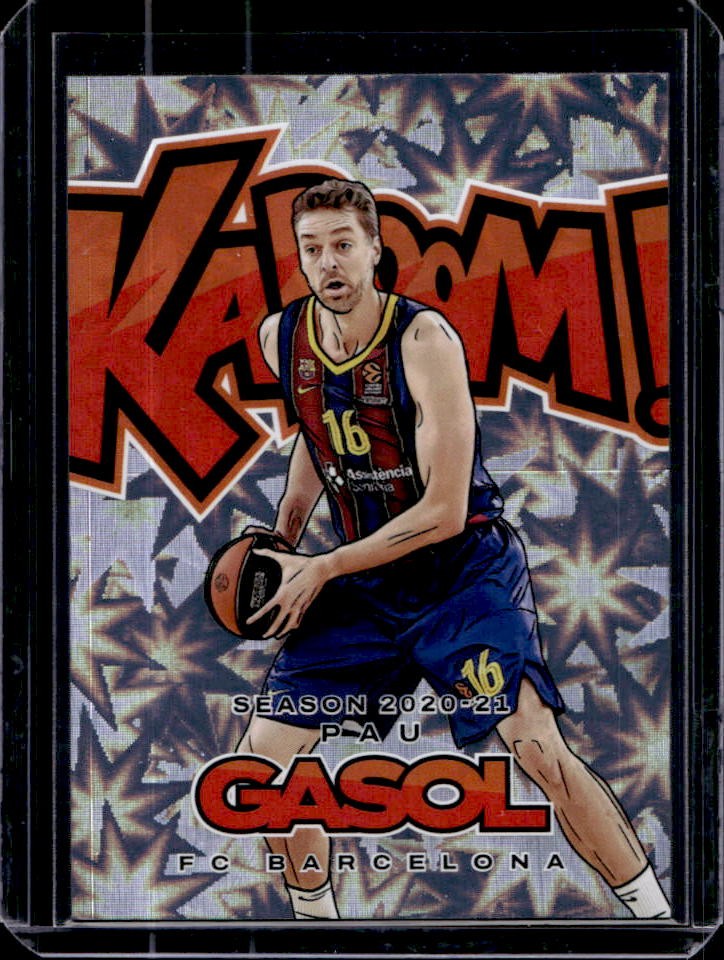 2023-24 Crown Royale Euroleague Pau Gasol Kaboom SSP #4