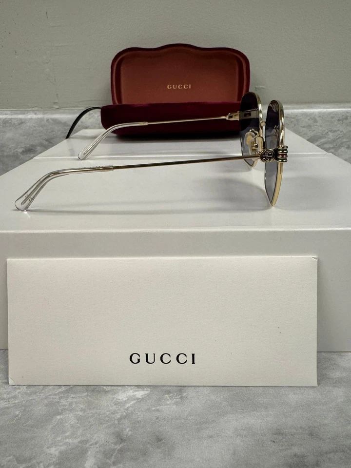 GUCCI | NUEVO | 1285SA | 1285SA - 001 | DORADO | GRIS DEGRADADO Foto 4 de 4