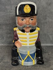 Staffordshire Soldat #703 Trommler Stein Becher Keramik England handbemalt 7,5"