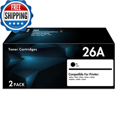 Vipsim 26A Toner Cartridge For Hp Printer - Hp 26A Black Laserjet Toner