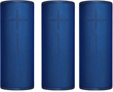 Ultimate Ears MEGABOOM 3 Portable Wireless Bluetooth Speaker Lot of 3 Bundle