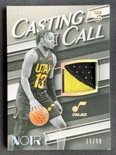 Isaiah Collier 2024-25 Panini Noir Casting Call Materials Patch RC /99 #CGM-COL