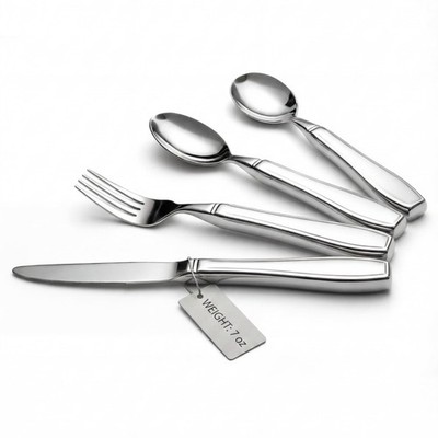 4-Piece Weighted Utensils for Tremors and Parkinson's (7 oz Each) - Weighted ...