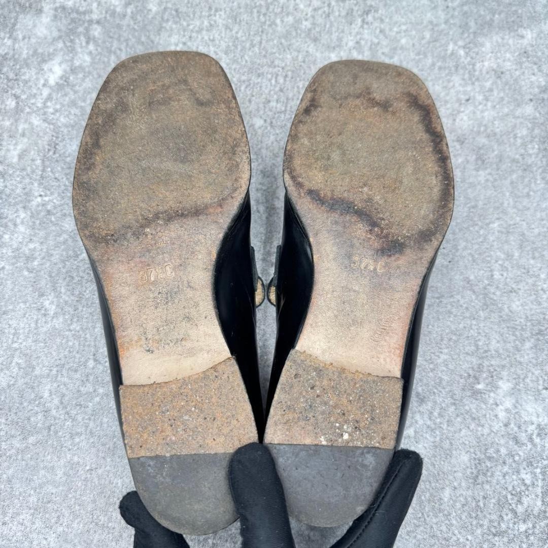 GUCCI Women's Loafers Horsebit Leather Black EU37.5/US7.5 120235c thumbnail 23