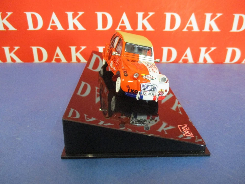 Die cast 1/43 Modellino Auto Citroen 2CV Rally Raid Paris Beijing 2010 by Ixo - Immagine 4 di 4