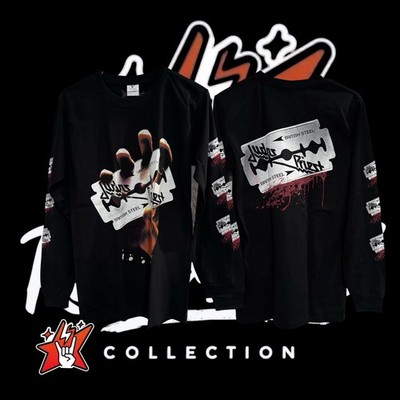 Judas Priest T-Shirt In Long & Short Sleeve Iron Maiden Saxon Metallica Megadeth