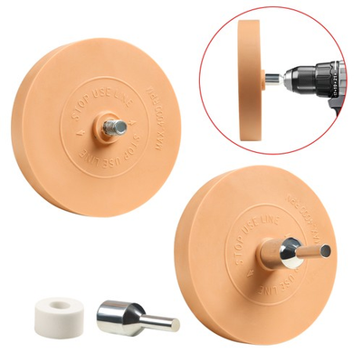 #ad 2Pcs Car Decal Remover Eraser Wheels For Remove Glue Adhesive Sticker Pinstripe $11.39