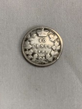 1901 Canadian  10 Cent