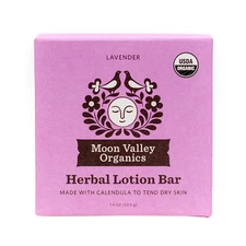 Herbal Lotion Bar Lavender 1.9 Oz By Moon Valley Organics