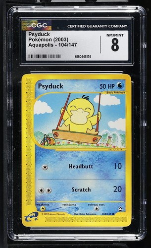 Psyduck graded CGC 8 for sale on eBay