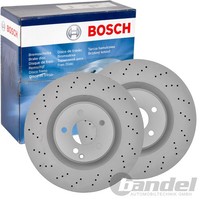 2X Bosch Bremsscheiben Ø350Mm Vorne Passend FÜR MERCEDES-BENZ E-KLASSE S-KLASSE