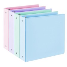 2 inch 3-Ring-Binder with Pockets 11 x 8.5 inch 450 Sheets 4 Count for School